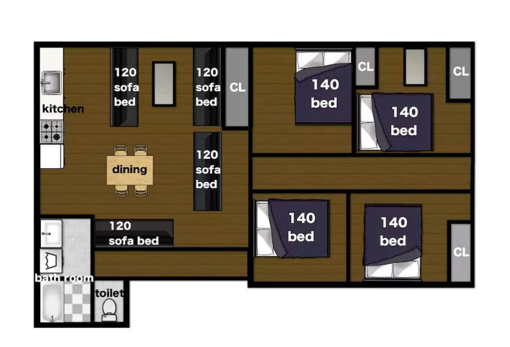 Sakuragawa House Apartment โอซาก้า ภายนอก รูปภาพ